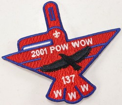 Vintage 2001 Lodge 137 Pow Wow Thunderbird Order Arrow OA WWW Boy Scout Patch - £9.13 GBP