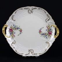 Rosenthal Sanssouci Heirloom Handled Cake Plate, Tray, Vintage c1946 US Zone 12&quot; - £94.39 GBP