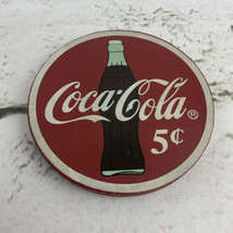 Coca Cola Refrigerator Magnet Red 5 Cents Glass Bottle - £7.38 GBP