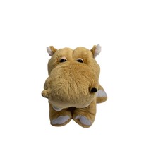 Ganz Webkinz Plush Mud Hippo Tan Beige Stuffed Animal Toy HM384 No Code - $7.91