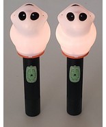 Lot of 2 ReSource Blow Mold Halloween Ghost Flashlights 2005 Trick or Tr... - $34.95