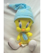 WB Looney Tunes WINTER TWEETY BIRD W/ ICE SKATES 9&quot; Plush STUFFED ANIMAL... - $18.32
