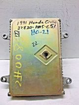 90-91 HONDA CIVIC   ENGINE CONTROL MODULE/COMPUTER..ECU..ECM..PCM image 3