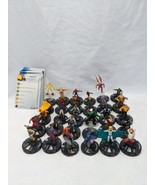Lot Of (30) Wizkids Marvel DC Heroclix Commons Uncommons Wizkids With Cards - £23.52 GBP