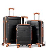 3 Piece Luggage Set, ABS Hardside Lightweight Suitcase with TSA Lock Spi... - €72,85 EUR