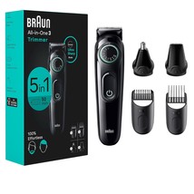 Braun All-In-One Style Kit Series 3 3450, 5-In-1 Trimmer For Men With, Black - £32.36 GBP