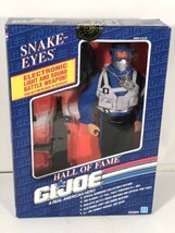 Snake Eyes Hall of Fame GI Joe 12&quot; Figure Elec Sound Light Vintage Action Figure - £69.81 GBP