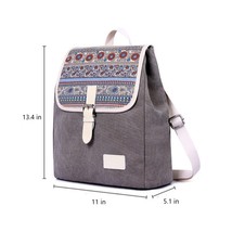 backpack purse laptop bags Canvas Adjustable Strap,Large crossbody, shou... - $26.00