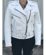 Ladies White Cowhide Leather with Silver Hardware - $143.55+