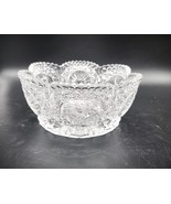 Gorgeous Hofbauer The Byrdes Collection Paneled Crystal Bowl Etched Birds - $24.81 CAD