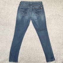 Seven7 Tummyless Jean Womens 6 Skinny Midrise Blue Stretch Denim Pants 32x29 - £16.85 GBP