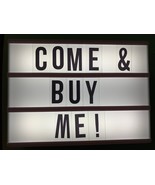 lighted display hanging board 12” x 9” x 1.5” with power cord. batteries... - $27.12 CAD
