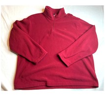 Starter Fleece Mens Extra Large Red Sportswear Athleisure Pullover ¼ Zip... - £10.65 GBP