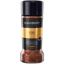 Davidoff Fine Aroma Instant Ground Coffee, 100 gm Bottle, Glass Bottle - $27.08