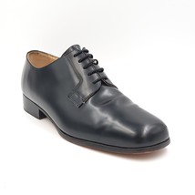 Frederico Leone Verona Men Plain Toe Derby Oxfords Size US 9.5M Black Leather - £12.99 GBP