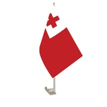 K&#39;s Novelties (2 Pack) Tonga Country Car Window Vehicle 12x18 12&quot;x18&quot; Flag - £7.75 GBP