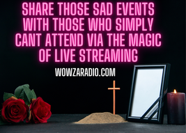 Professional Live Streaming for Events - Weddings,Churches Funerals &amp; More - $29.99