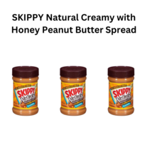 Skippy natural creamy with honey peanut butter spread  1  thumb200