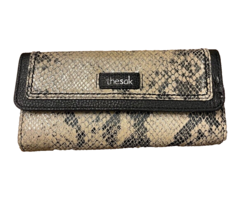The Sak Woven Tri Fold Wallet checkbook snakeskin - $329.59 MXN