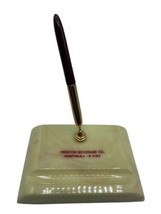 Trenton Beverage Company Celluloid Fountain Pen Base Holder New Jersey Vintage - £21.04 GBP