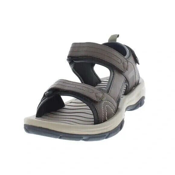 Primary image for Khombu Men's Size 11 Brown Windsor Cushioned Footbed Strap Sandals