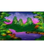 Mystic River Reflections Art Print - $124.53 CAD