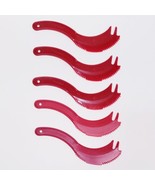 5Ct-Tupperware SliSawAll #46-2 Red-Kids/Adults Knife Slicer- Veggies/Cheese - $263.15 MXN