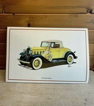 1932 Chevrolet Roadster Vintage 1970 Placemat Table Decor 17 x 12 - $24.25