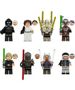 8Pcs Star Wars Rebel Alliance Minifigure Leia Marrok Professor Huyang Mini Block - $447.86 MXN