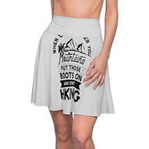 AOP Versatile Fit Women&#39;s Skater Skirt | Cozy Soft Touch | Casual Style - £29.96 GBP+