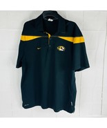 Nike Dri Fit Men&#39;s Large Missouri Tigers Polo Shirt Mizzou Logo - £17.29 GBP