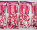 Cheerleader Pom-Poms Kids Toy Costume Accessory Pink &amp; White Lot of 4 - $12.00