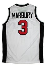 Stephon Marbury Lincoln High School Basketball Jersey Sewn White Any Size image 5