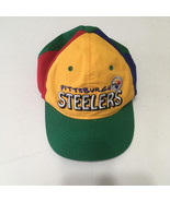 Pittsburgh steelers vintage hat cap child size old logo bright colors - $455.56 MXN