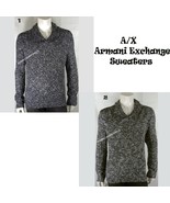 A|X ARMANI EXCHANGE NEW MENS SHAWL PULLOVER SWEATER LONG SLEEVE NWT RETA... - $895.90 MXN