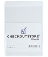 CheckOutStore Clear Semi Rigid Card Holders for PSA/BGS Grading (3 5/16 ... - £7.41 GBP+