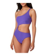 MSRP $94 Bar III Spiraling Twist-Front Monokini One-Piece Swimsuit Purpl... - £12.39 GBP