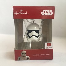 Storm Trooper Helmet Blown Glass Christmas Tree Ornament NWT 3&quot; - $14.25