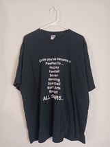 Short Sleeve Black &quot;Once You Become A PawPaw&quot; Tshirt Men&#39;s Size 2XL - $168.38 MXN