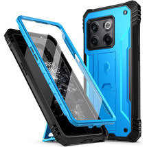 Kickstand Case For Oneplus 10T 5G [Heavy Duty] Shockproof Cover Sky Blue - $37.99