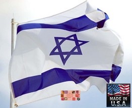 *USA MADE 3x5 foot ISRAEL JEWISH Star Of David Super-Poly In/outdoor FLA... - £13.30 GBP