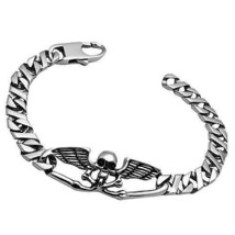 TK572 - High polished (no plating) Stainless Steel Bracelet with No Stone - $458.81 MXN