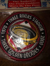 NOS Three Rivers Stadium 1970-2000 Three Golden Decades Collectors Patch NIP - £10.35 GBP