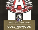 AFL 2015 Anzac Day Game Collingwood DVD - $15.04