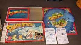 1988 Milton Bradley Shark Attack Complete Ages 5+ Box Has Moisture Damage 1 Side - £31.91 GBP