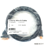 2 LIBERTY CABLE MOLDED HDMI-DVI CL2 3M BLACK CABLE 10750520 Lots of 2 - £12.45 GBP