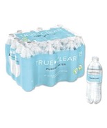 24 Pack True Clear Purified Bottled Water 16.9 Oz Bottle Fresh Refreshing - £23.65 GBP