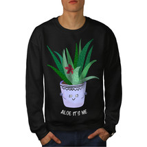Wellcoda Aloe Hello Me Mens Sweatshirt, Cute Casual Pullover Jumper - £23.67 GBP+