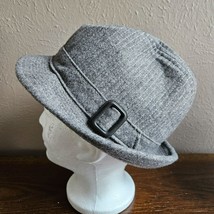 Pendleton Wool Fedora Hat Vintage 60s 70s Size 6 7/8 Gray 100% Virgin Wool Prop - £39.94 GBP