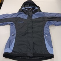 Columbia XL7596  Women's M Black/Blue Interchange Full Zip Hidden Hoodie Jacket image 13